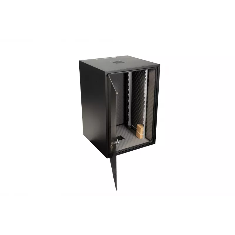 Armário de rede EFB Elektronik OFFICE 18U 19 polegadas 600x900x900 mm Jet Black RAL 9005