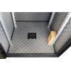 Armário de rede EFB Elektronik OFFICE 18U 19 polegadas 600x900x900 mm Jet Black RAL 9005