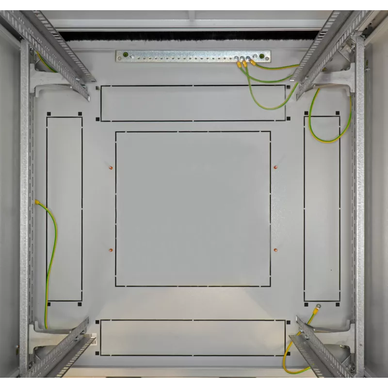 Armário de rede EFB Elektronik PRO - cinzento-claro RAL 7035 - 42HE - 19 polegadas