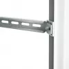 Calha de perfil C EFB Elektronik para gestão de cabos, profundidade 800 mm, aço galvanizado a fogo, prateado
