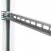 Calha de perfil C EFB Elektronik para gestão de cabos, profundidade 800 mm, aço galvanizado a fogo, prateado
