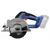 Serra circular manual a bateria BOSCH Professional GKS 18V-51 Solo, 18V, azul/preto, lâmina Ø 140 mm, sem bateria e carregador, em L-BOXX