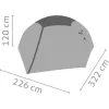 Tenda Salewa Latitude III 3 Pessoas - Cactus/Cinzento