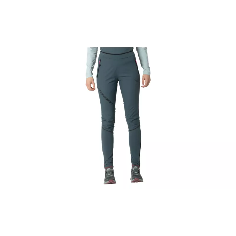 Calças de corrida híbridas SALEWA Dynafit Alpine para mulher - Cinder, tamanho XS