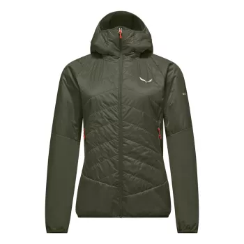 Salewa Ortles Hyb TWR casaco mulher casaco híbrido de isolamento - Faded Green, tamanho S