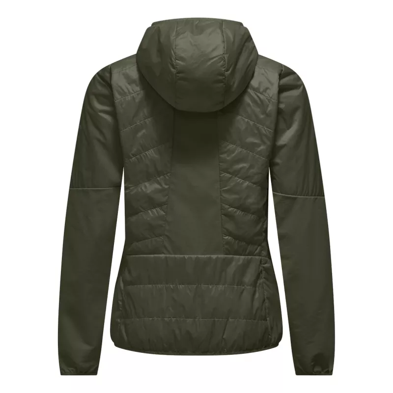 Salewa Ortles Hyb TWR casaco mulher casaco híbrido de isolamento - Faded Green, tamanho S