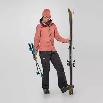 Salewa Sella 3L PTX casaco mulher - Desert Pink XS