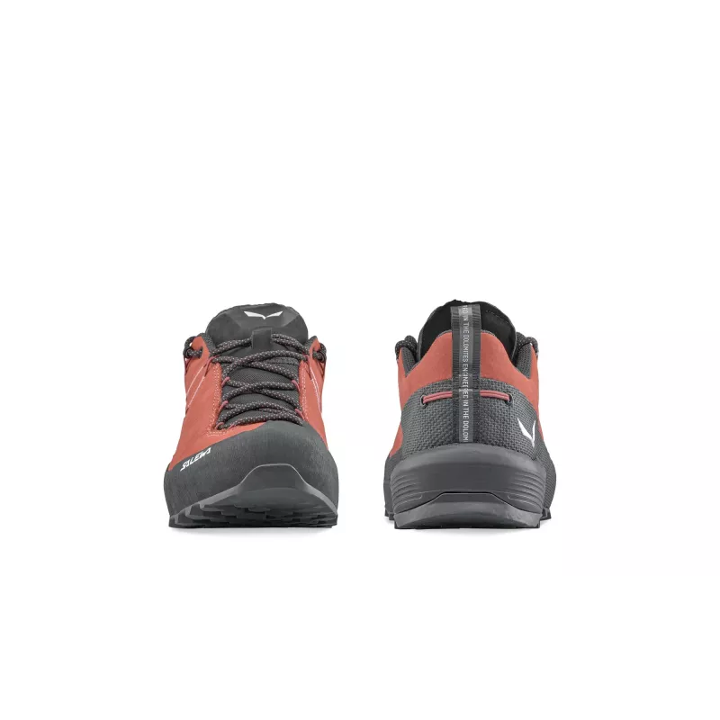 Sapatos de aproximação Salewa Wildfire Leather 2 GTX para mulher - Vermelho etrusco/preto, tamanho 36