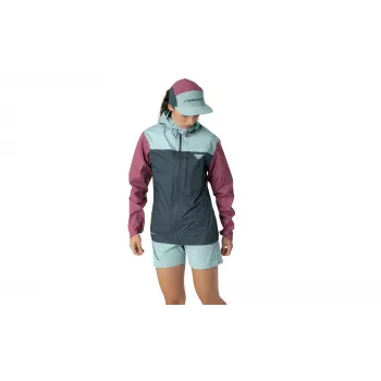 SALEWA mulher Dynafit Traverse 3L casaco - Cinder/Cloud Blue, tamanho S