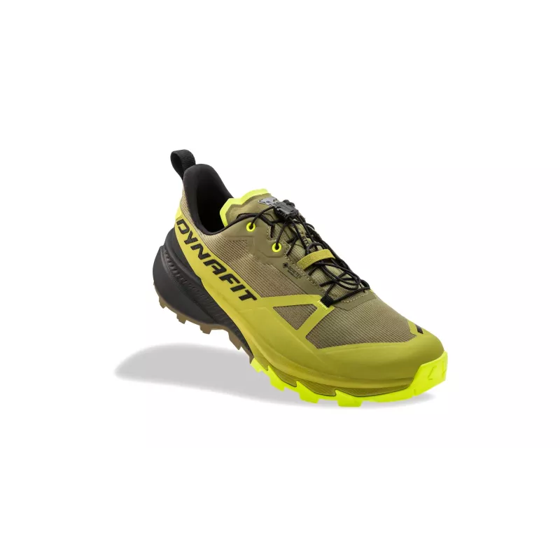 Sapatilhas de trail running Dynafit Traverse 2 GTX - Golden Lime/Military Green, tamanho 46 EU