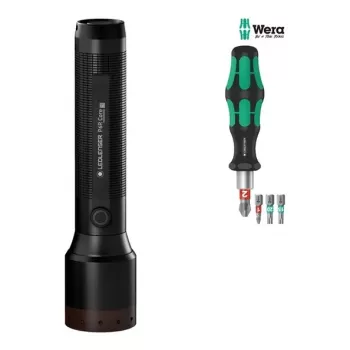 Lanterna Ledlenser P6R Core + conjunto WERA