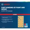 Folha de lixa Bosch Expert C470, 115 x 230 mm, grão K240 (pack de 50, para lixadora orbital)