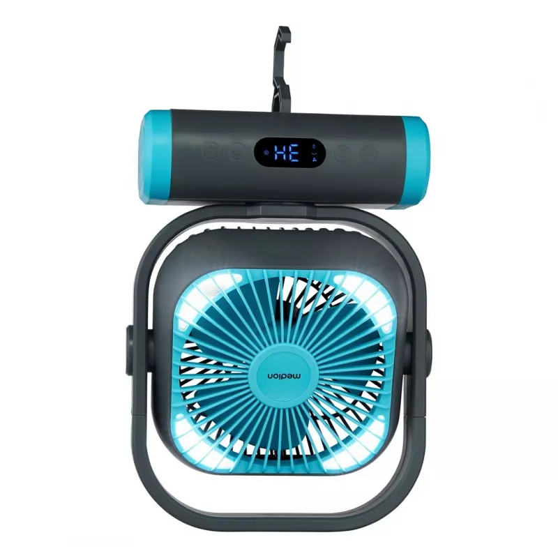 Ventilador de campismo MEDION LIFE E10 TF (MD 12065) cinzento/azul