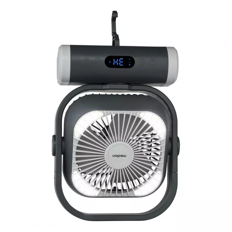 Ventilador de campismo MEDION LIFE E10 TF (MD 12065) cinzento/branco