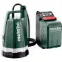 Bomba submersível a bateria Metabo TPF 18 LTX 7000 7000 l/h altura de elevação 9 m 18 V IPX8 (preto/verde, sem bateria e carregador)