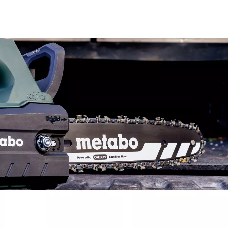 Motosserra a bateria METABO MS 18 LTX BL 25 (601595900) SET (verde/preto, bateria Li-Ion 4,0Ah 18V)