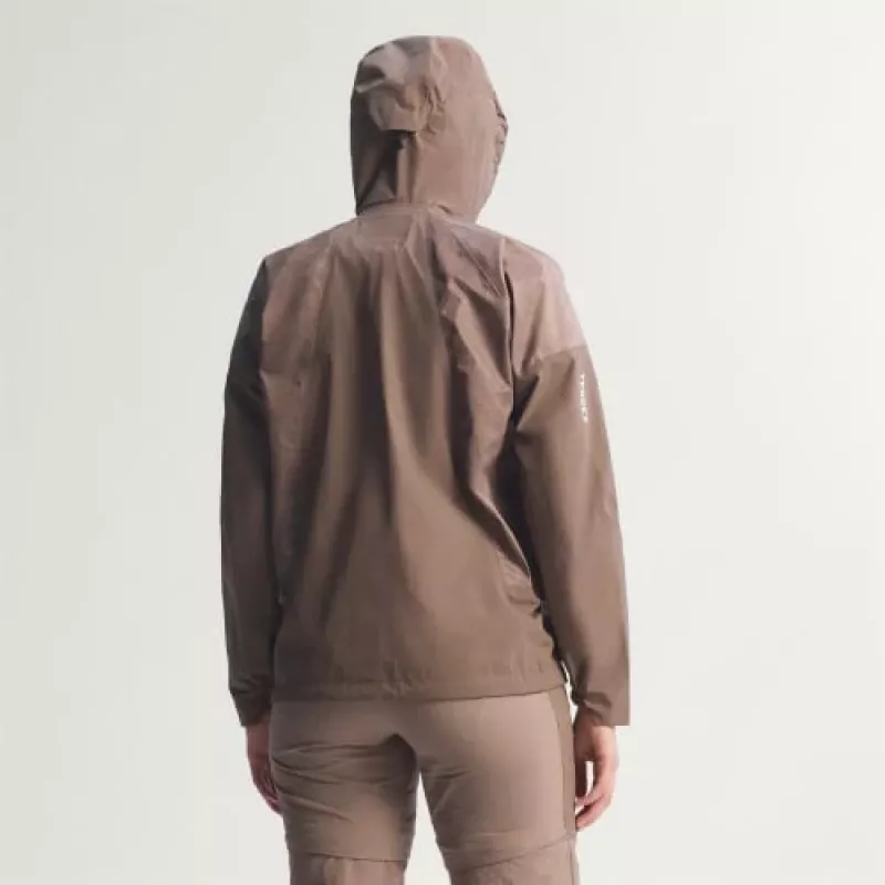adidas TERREX Xperior 2.5L Hybrid Primeknit Climaproof Jacket - Trace Brown - tamanho L