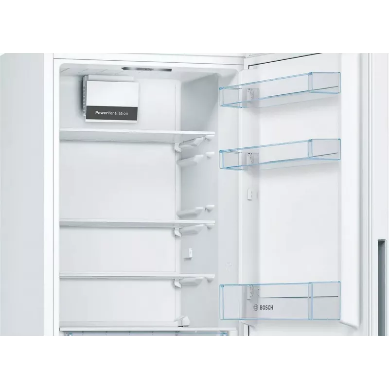 Combinado frigorífico-congelador Bosch KGV362WEAS, branco, 308 L de capacidade útil total, classe energética E