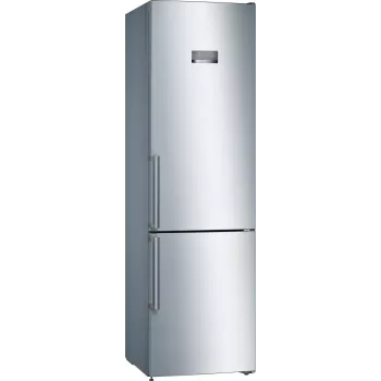 Combinado frigorífico-congelador Bosch KGN397LEQ com NoFrost, VitaFresh, 363 l, aspeto inox, classe de eficiência energética E