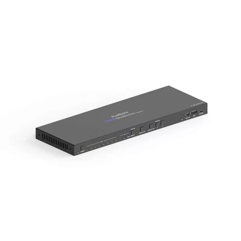 Splitter HDMI 2.1 2x8 PureLink - 48Gbps com scaler e extração de áudio