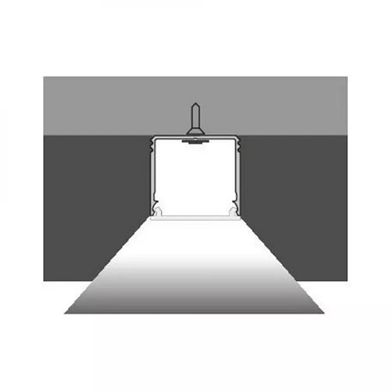 Perfil LED AB-Profil QUALITYFLEX Brumberg 53381262 alumínio 2000mm