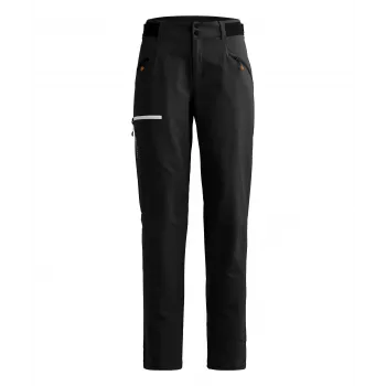 Calças softshell Ortovox Seceda mulher - Black Raven - XS