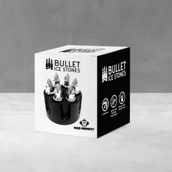 Cubos de gelo em aço inoxidável Mad Monkey Bullet