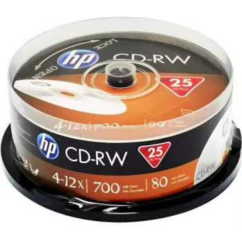 Verbatim DVHP69312PLG discos CD-RW pack de 25 spindle (cake box) 700 MB 80 min 12x regraváveis
