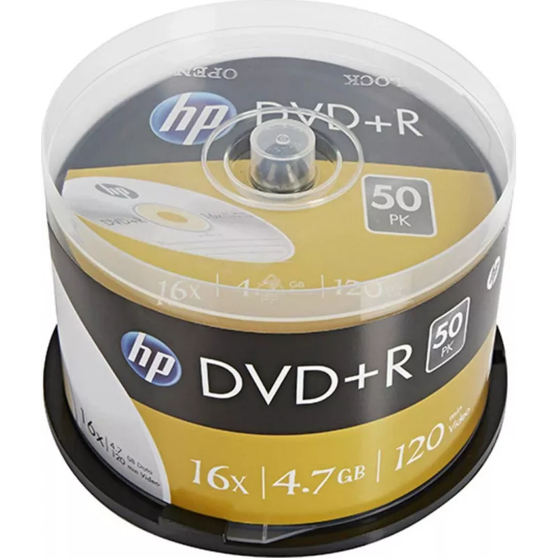 Verbatim HP DVD+R spindle pack de 50 4.7GB 16x AZO Dye