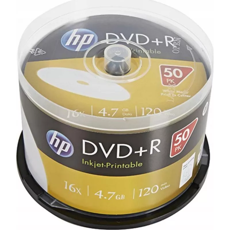 Verbatim DVD+R HP imprimível a jato de tinta spindle (50 discos) 16x 4.7GB AZO