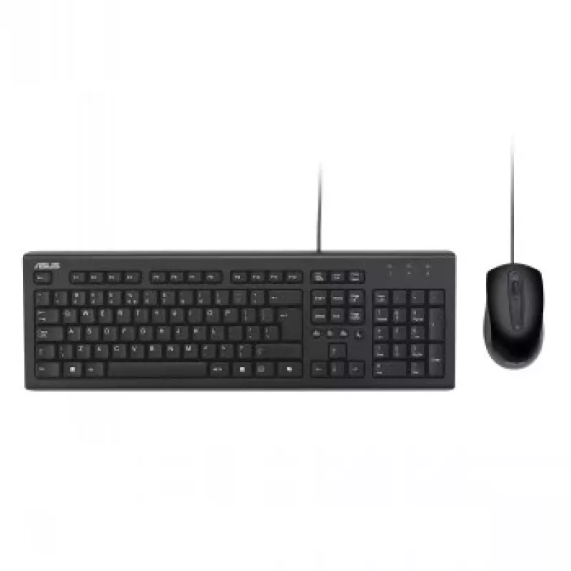 ASUS Teclado e Rato U2000 Estónio QWERTY Conjunto com Fio