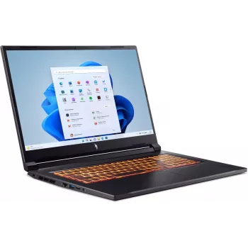 Acer Nitro V 17 AI Portátil Gaming - AMD Ryzen AI 5 240, 17,3 polegadas FHD 144Hz, 16GB DDR5, 512GB SSD, GeForce RTX 5060, Windows 11 Home, Obsidianschwarz
