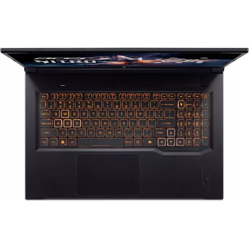 Portátil gaming Acer Nitro V 17 AI - AMD Ryzen 5 240, 17,3 polegadas FHD 144Hz, 16GB DDR5, 512GB SSD, GeForce RTX 5050, sem OS, Obsidian Black