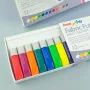 Pentel Arts FFPC1-12 Conjunto de Tintas para Tecido, Cores Variadas, 12 Tubos de 6 ml