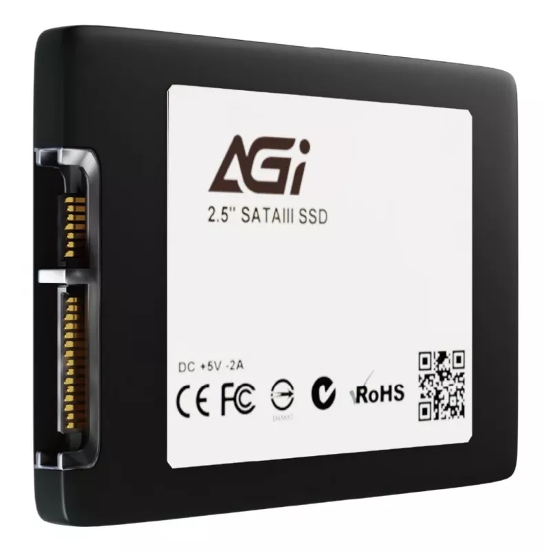 SSD interna AGI Technology 512GB SATA III 2,5 polegadas, leitura 530MB/s, escrita 510MB/s