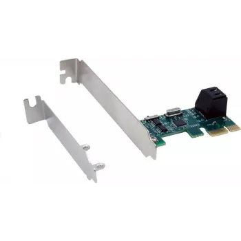 Controlador SATA Exsys EX-3519 PCIe x1 para 2 unidades HDD e SSD - SATA III 6 Gbit/s