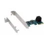 Controlador SATA Exsys EX-3519 PCIe x1 para 2 unidades HDD e SSD - SATA III 6 Gbit/s