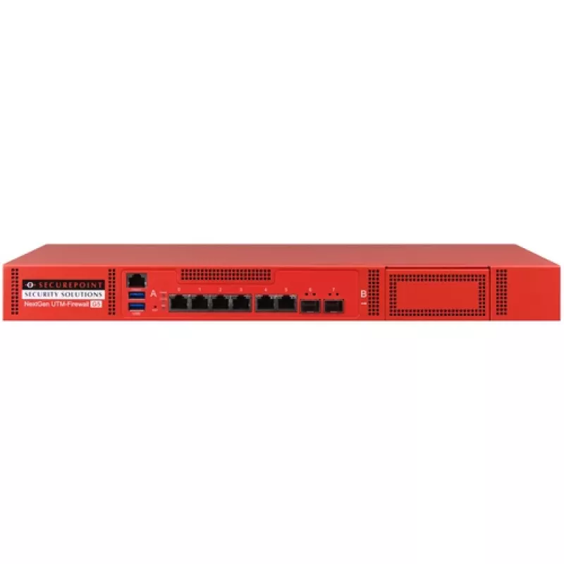 Aplicação de segurança UTM Securepoint RC300S G5