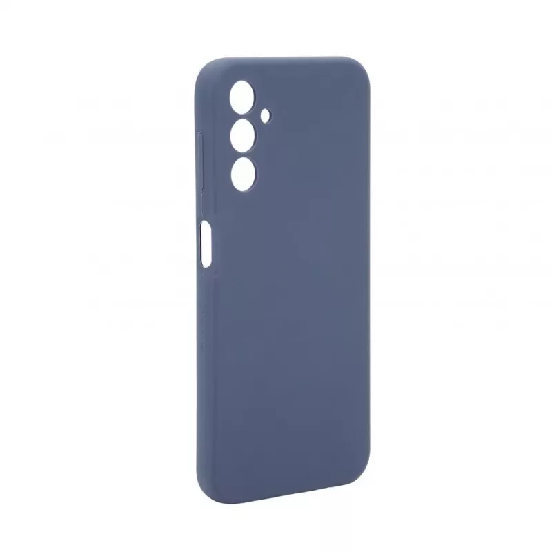 Capa de silicone Evelatus Samsung Galaxy S24 Plus Premium MagSafe Soft Touch azul meia-noite