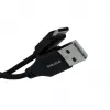 Evelatus Cabo espiral AutoSpring USB A para USB C 1,2 m preto