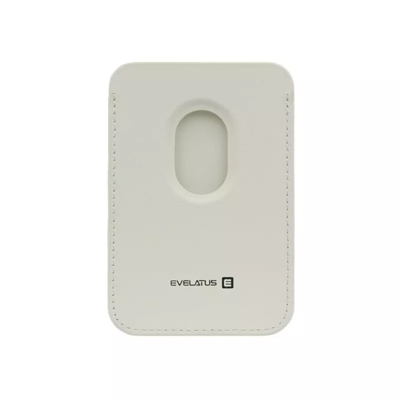 Evelatus Carteira universal em pele PU com MagSafe branca
