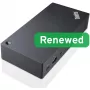 Lenovo ThinkPad USB-C Dock Gen 2 40AS 90W recondicionado usado com fonte de alimentação