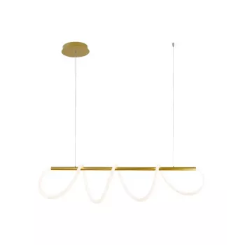 Tigris Long 20006PM-BSCO-GD candeeiro suspenso LED, 4000K, dourado
