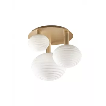 Plafond Opalla 3x30 W E27 65 cm branco