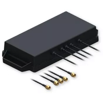 Antena combinada Teltonika 5G/GNSS com conectores SMA - cabo de 3 m - preto