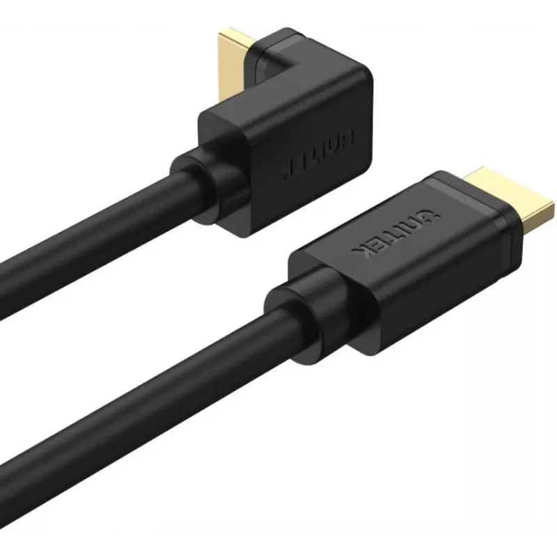 UNITEK Y-C1009 cabo HDMI 2.0 angular 270 graus 4K 3m preto