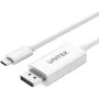 UNITEK cabo USB-C 3.1 para DisplayPort 1,8m - 4K@60Hz - preto