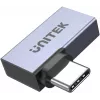 UNITEK adaptador plano em ângulo de USB-C para USB-C 40Gbps