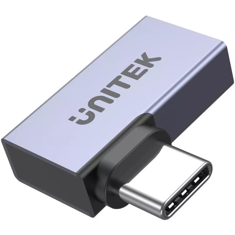 UNITEK adaptador plano em ângulo de USB-C para USB-C 40Gbps