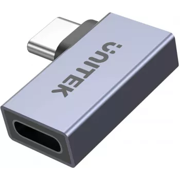 UNITEK adaptador plano em ângulo de USB-C para USB-C 40Gbps
